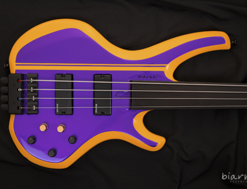 Biarnel Scorcio 34″ 4c Fretless Corsa PurpleOrange